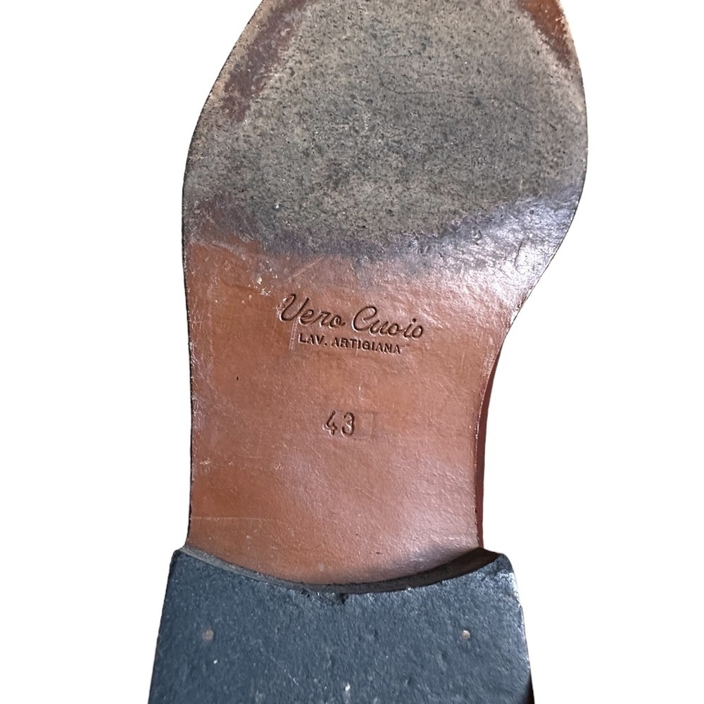 Vero Cuoio Italian Leather Slip-On Shoes - Picture 6 of 7